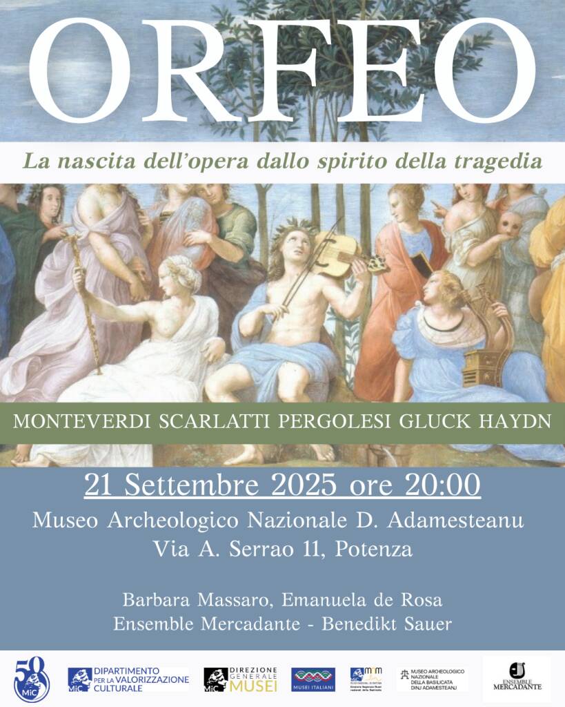 Immagine del post 11685 - Basilicata Orfeo, la nascita dell’opera dallo spirito della tragedia - Basilicata