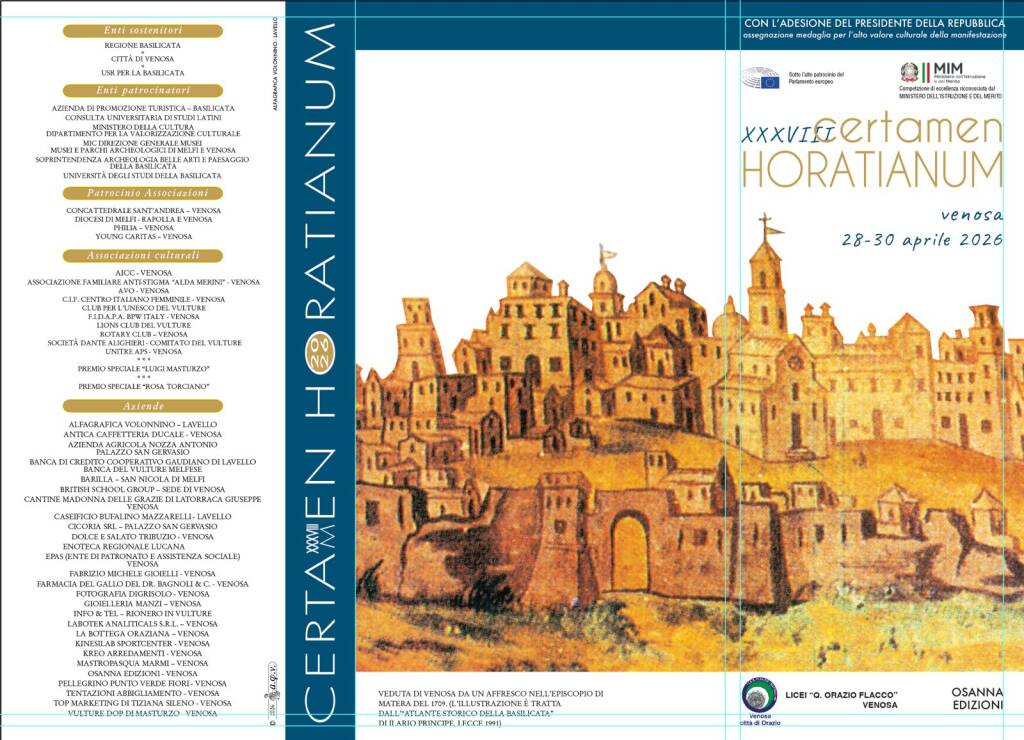Venosa, al via la XXXVIII edizione del Certamen Horatianum - Basilicata