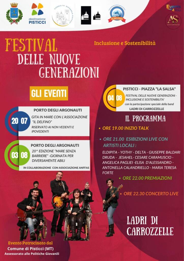 A Pisticci il Festival delle Nuove Generazioni - Basilicata