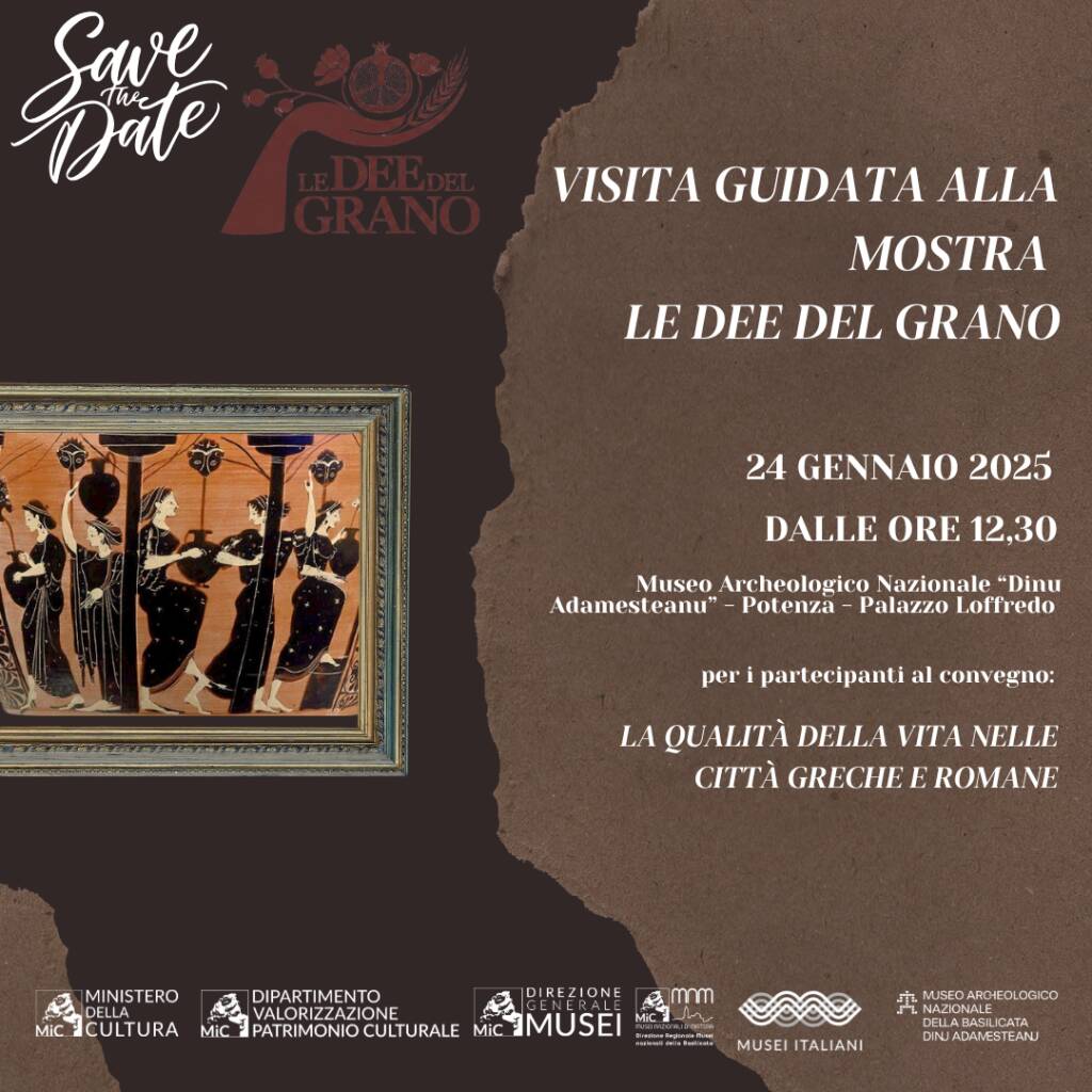 Immagine del post 16125 - Basilicata La qualità della vita nelle città greche e romane, una conferenza di studi a Potenza - Basilicata