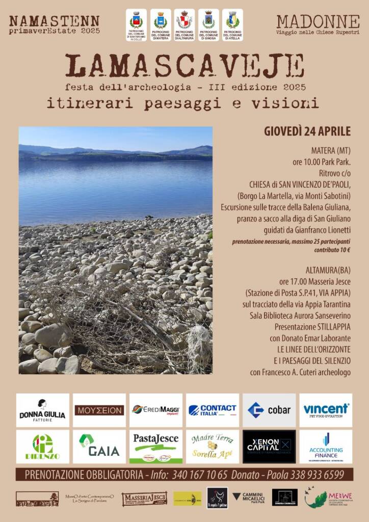 Immagine del post 6159 - Basilicata Lamascaveje, festa dell’archeologia e delle geografie umane - Basilicata