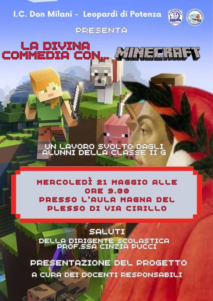 a Divina commedia con Minecraft - Basilicata