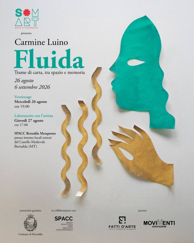 Immagine del post 24043 - Basilicata A Bernalda la mostra “Fluida – Trame di carta, tra spazio e memoria” di Carmine Luino - Basilicata