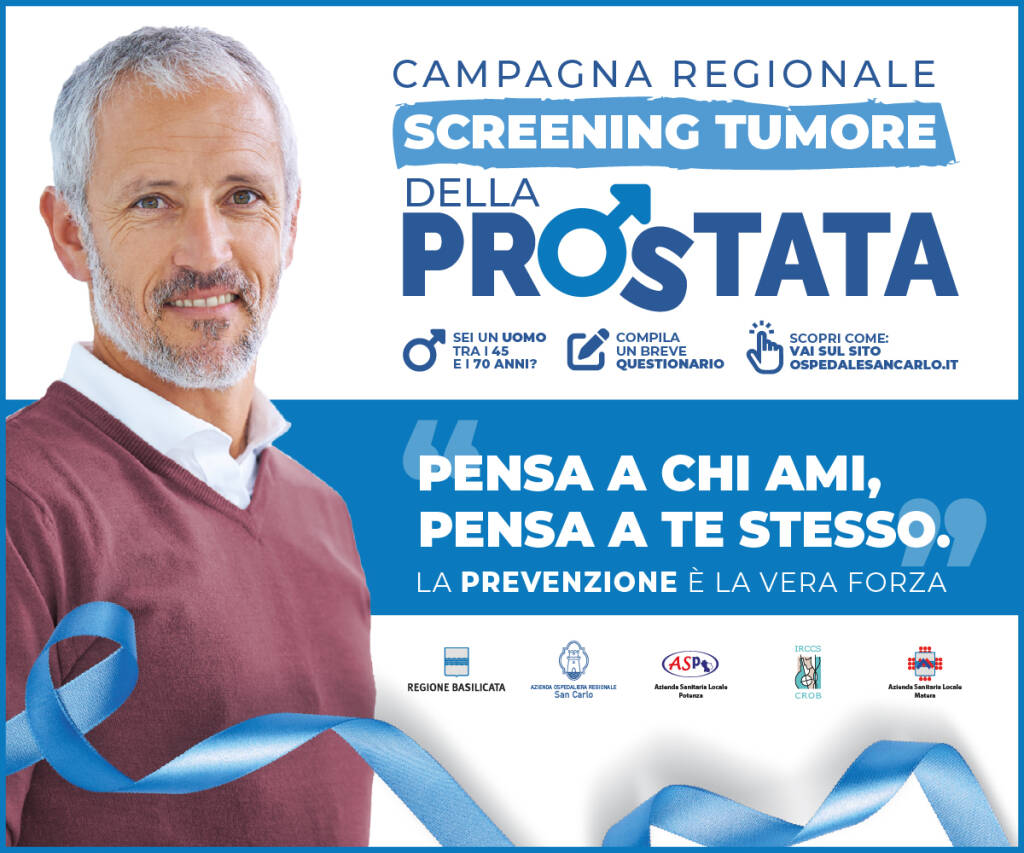 Screening prostata, risultati significativi per l’Asm: coinvolti 1.483 cittadini - Basilicata