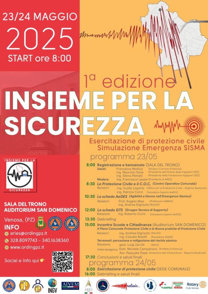 A Venosa esercitazione di protezione civile - Basilicata