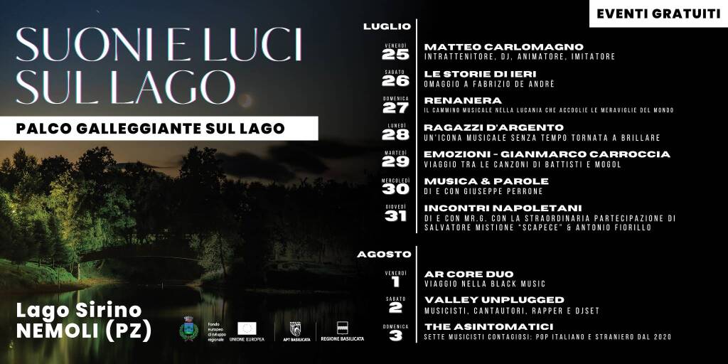 Immagine del post 9866 - Basilicata Sul lago Sirino torna lo spettacolo di Suoni e Luci - Basilicata