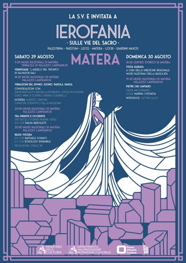 Immagine del post 24107 - Basilicata A Matera la rassegna Ierofania. Sulle vie del sacro - Basilicata