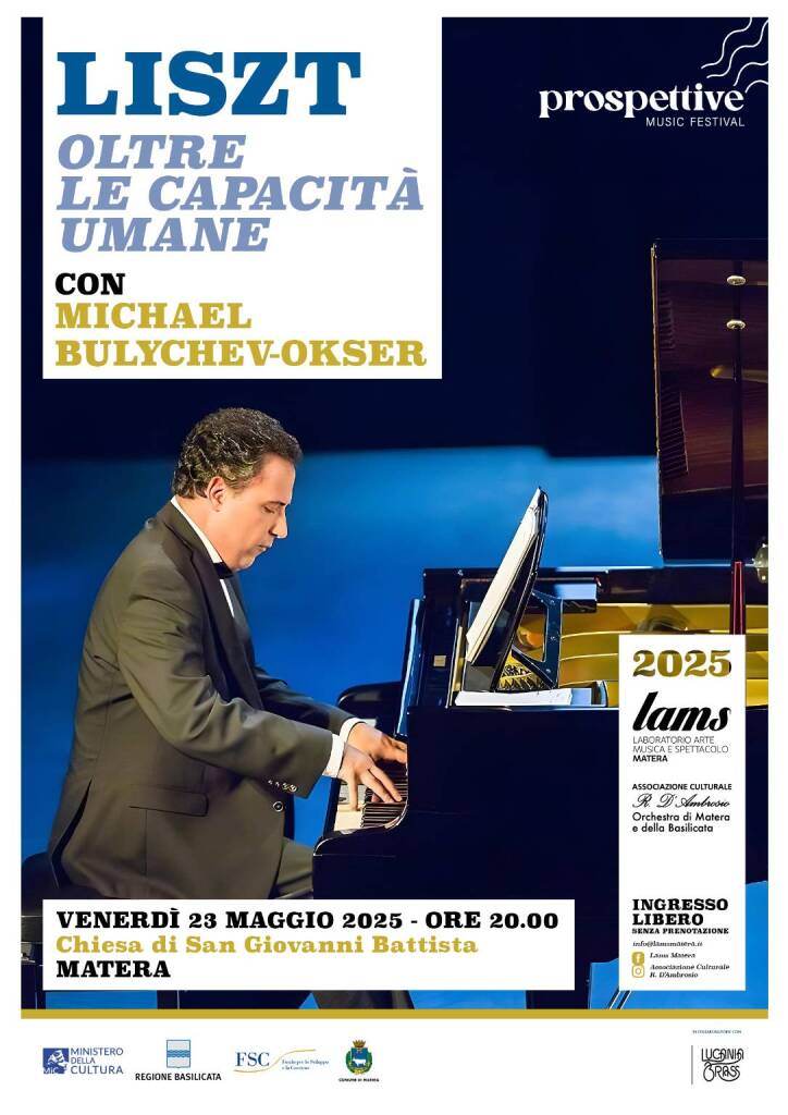 Immagine del post 7515 - Basilicata Michael Buychev-Okser al Prospettive Musica Festival di Matera - Basilicata