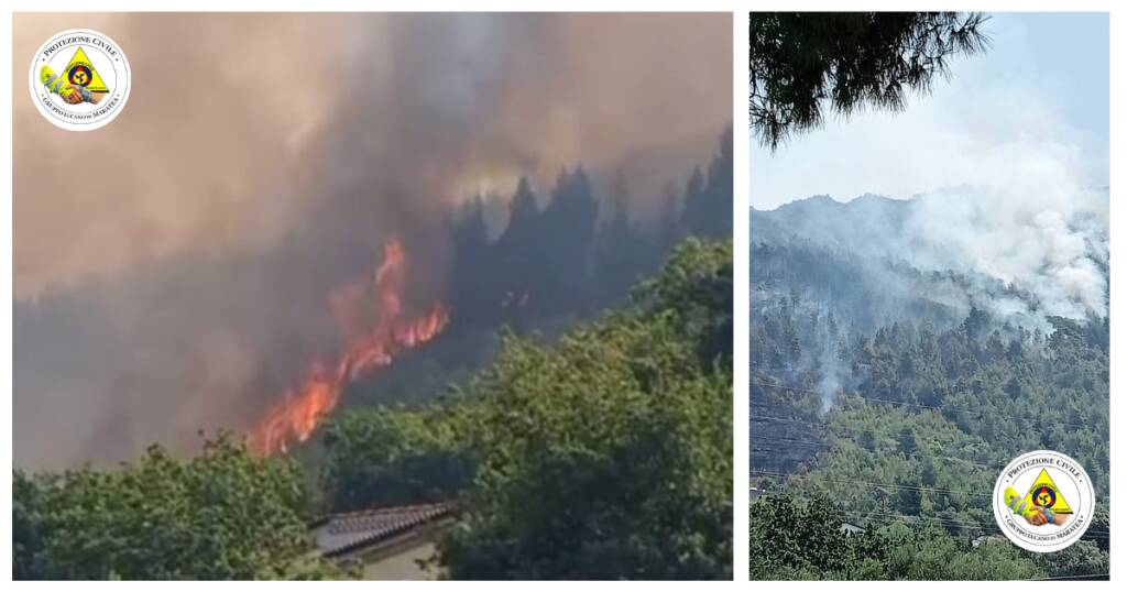 Immagine del post 23115 - Basilicata Maratea brucia ancora: fiamme dalla località Massa alla Marina - Basilicata