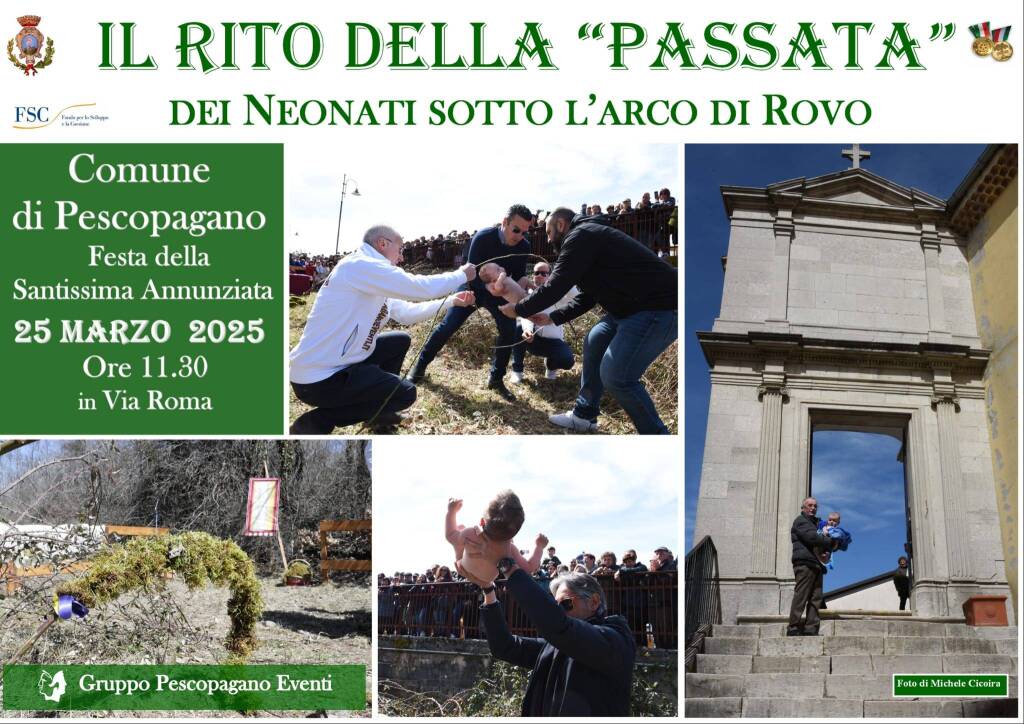 Immagine del post 4459 - Basilicata A Pescopagano ritorna l’antico rito della “Passata” - Basilicata