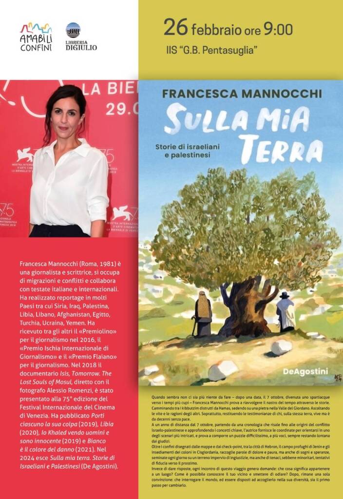 Immagine del post 2636 - Basilicata Matera, la giornalista Mannocchi incontra gli studenti del Pentasuglia - Basilicata