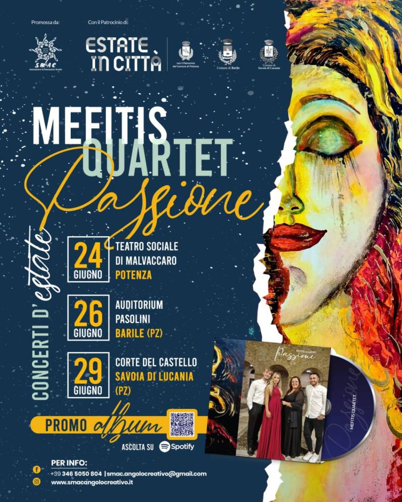 Il quartetto Mefitis presenta “Passione” - Basilicata