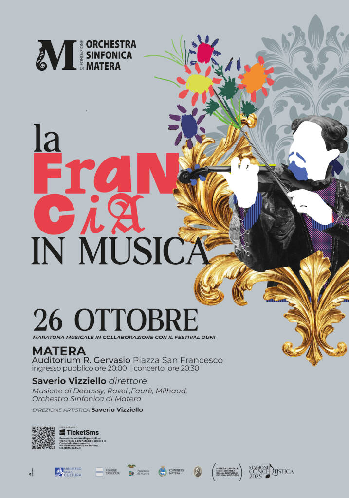 Immagine del post 13044 - Basilicata La Francia in Musica: a Matera con Debussy, Ravel, Fauré e Milhaud - Basilicata