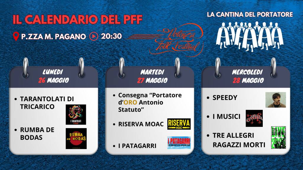 Al via il Potenza Folk Festival - Basilicata