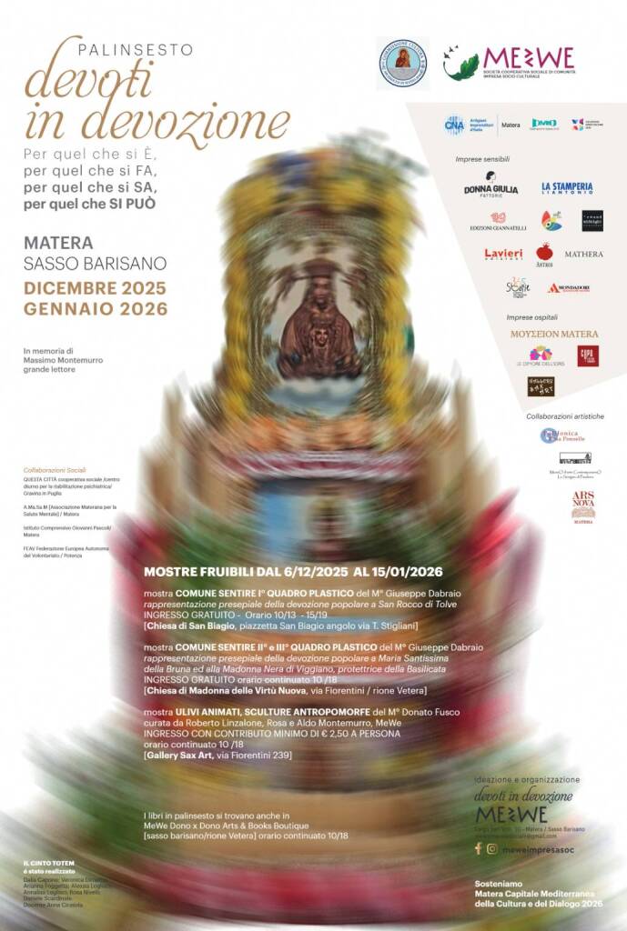 Devoti in Devozione: arti, letture e spiritualità nel Sasso Barisano di Matera - Basilicata