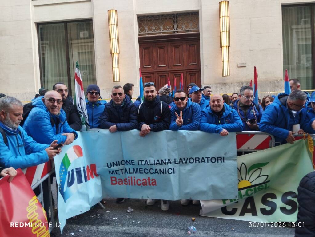 Immagine del post 16608 - Basilicata Automotive, Uilm: “Il 2026 sia l’anno del cambiamento in Europa e in Italia” - Basilicata