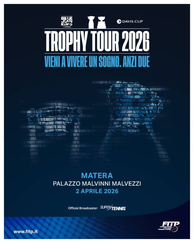 Tennis, a Matera l’esposizione della Davis Cup e la Billie Jean King Cup - Basilicata
