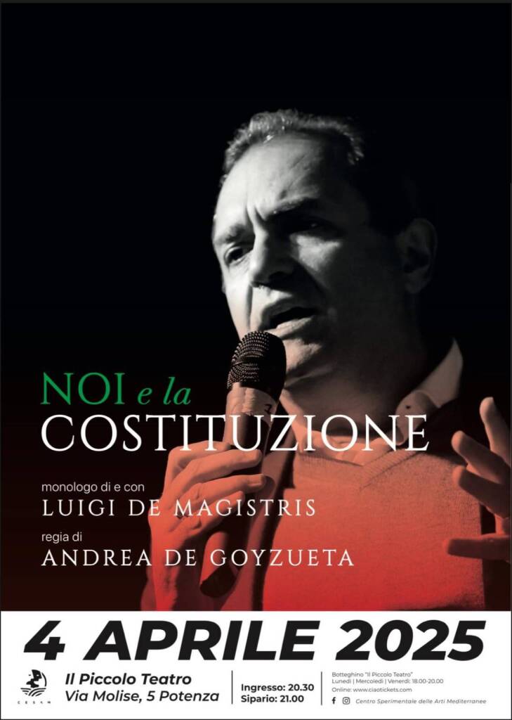 Immagine del post 5006 - Basilicata De Magistris a Potenza con “Noi e la Costituzione” - Basilicata