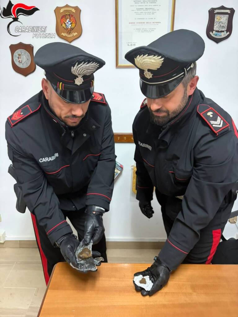 Immagine del post 26696 - Basilicata Detenzione e spaccio di droga, un arresto a Maschito - Basilicata