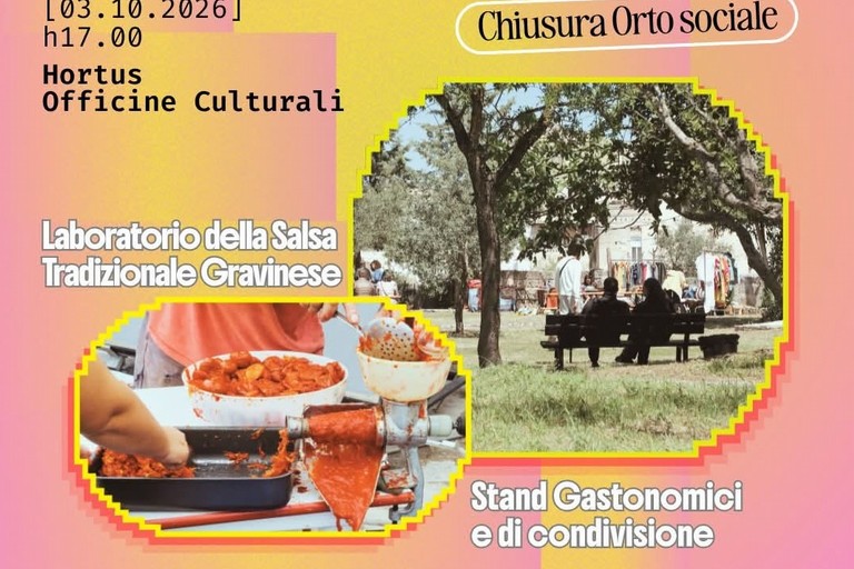 Hortus propone “Tradizione in comunità” - Gravina in Puglia