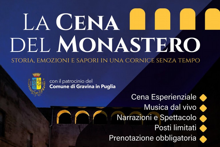 11 settembre: “La Cena del Monastero” - Gravina in Puglia