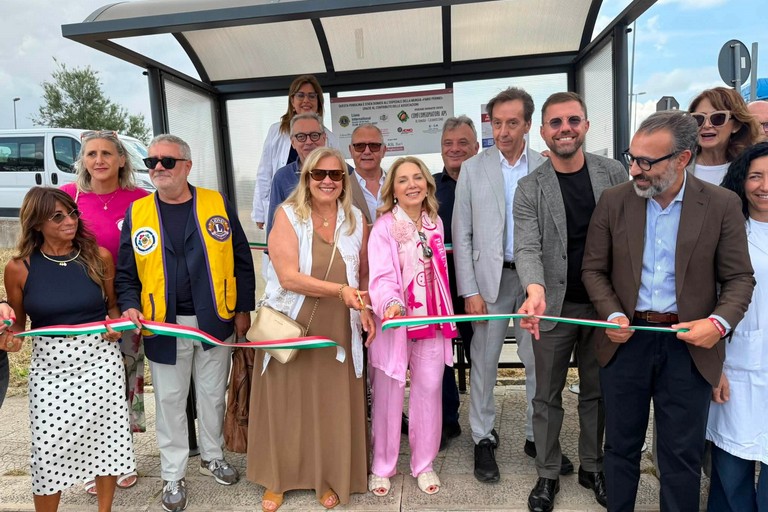 Immagine del post 22401 - Gravina in Puglia Ospedale della Murgia, Nuova pensilina alla fermata del trasporto pubblico - Gravina in Puglia