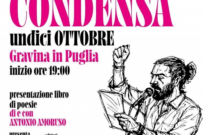 Immagine del post 12522 - Gravina in Puglia “Condensa”, libro di poesie di Antonio Amoruso - Gravina in Puglia