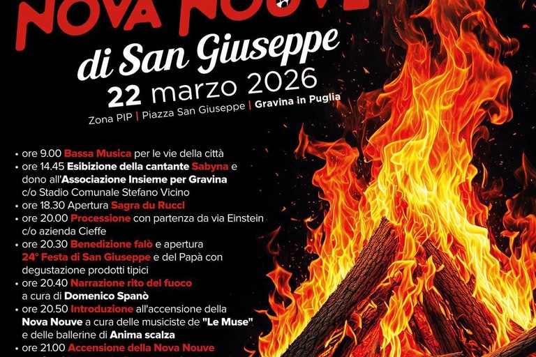 Maltempo, Nova Nouve: cambio di programma - Gravina in Puglia