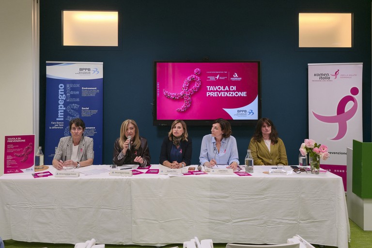 Prevenzione e territorio: BPPB, Komen Puglia e Andriani insieme - Gravina in Puglia