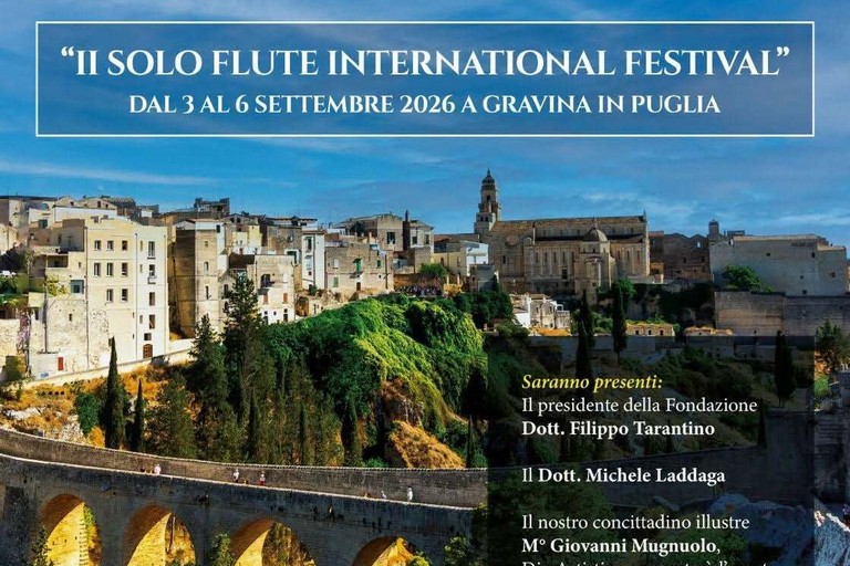 Immagine del post 24274 - Gravina in Puglia II edizione del Solo Flute International Festival - Gravina in Puglia