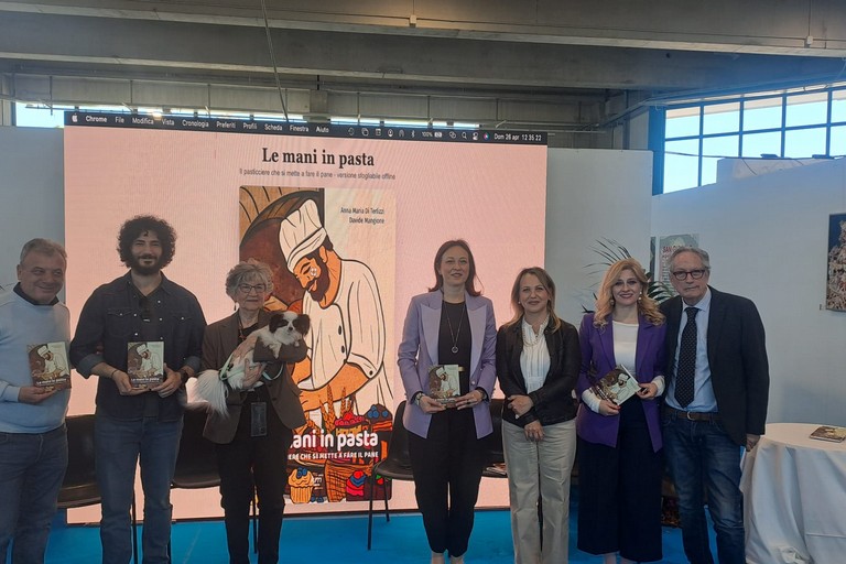 Immagine del post 19855 - Gravina in Puglia Fiera San Giorgio presentazione del libro per ragazzi “Le mani in pasta. Il pasticciere che si mette a fare il pane” - Gravina in Puglia