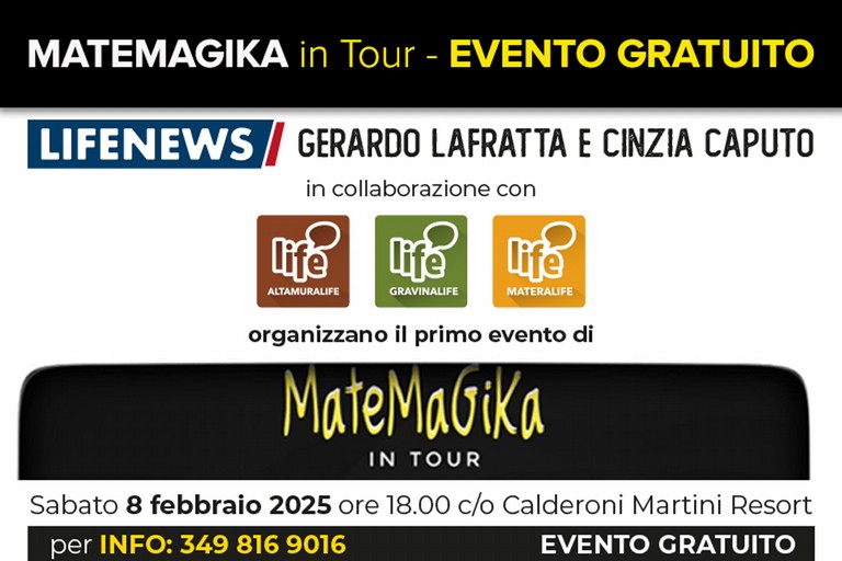 Immagine del post 1167 - Gravina in Puglia La Matemagika sbarca sulla Murgia - Gravina in Puglia