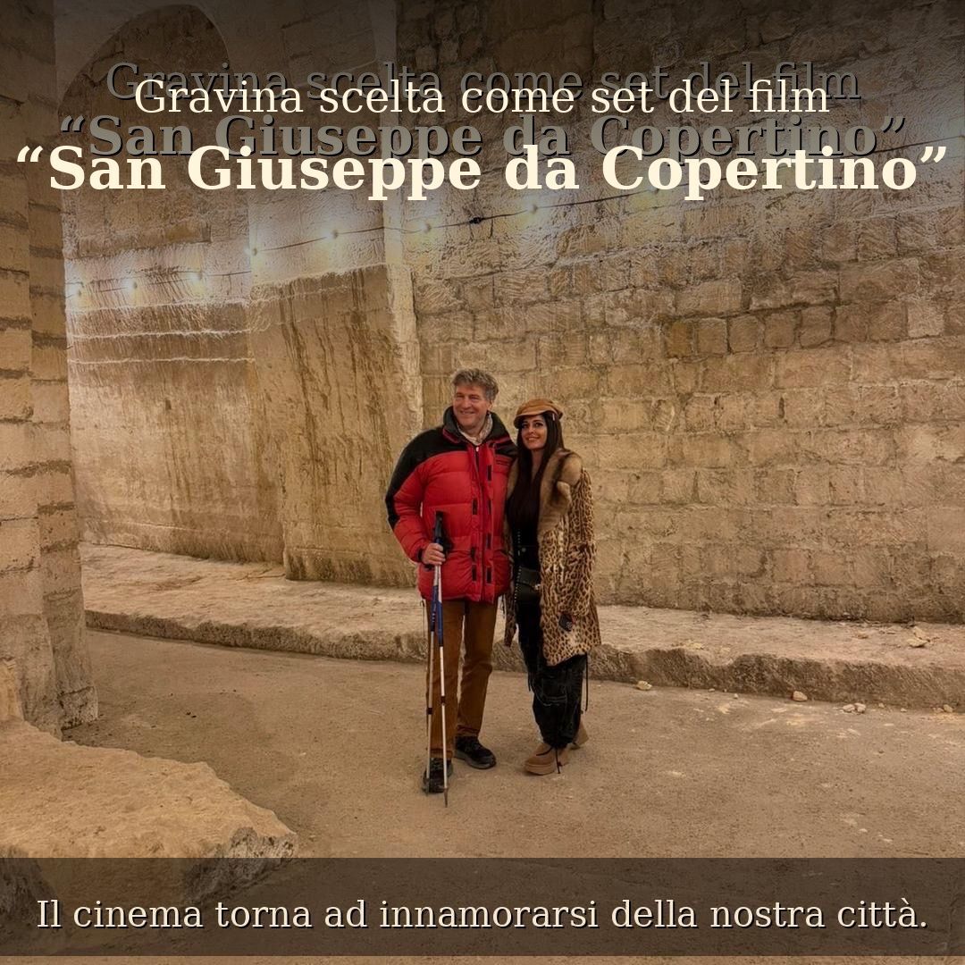 Immagine del post 17823 - Murgia Gravina si fa cinema: Giacomo Campiotti gira il film su San Giuseppe da Copertino tra gli ipogei della città - Murgia