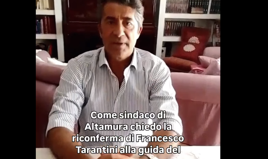 Il videomessaggio dei Sindaci del Parco: ‭«Confermate Francesco Tarantini» - Murgia