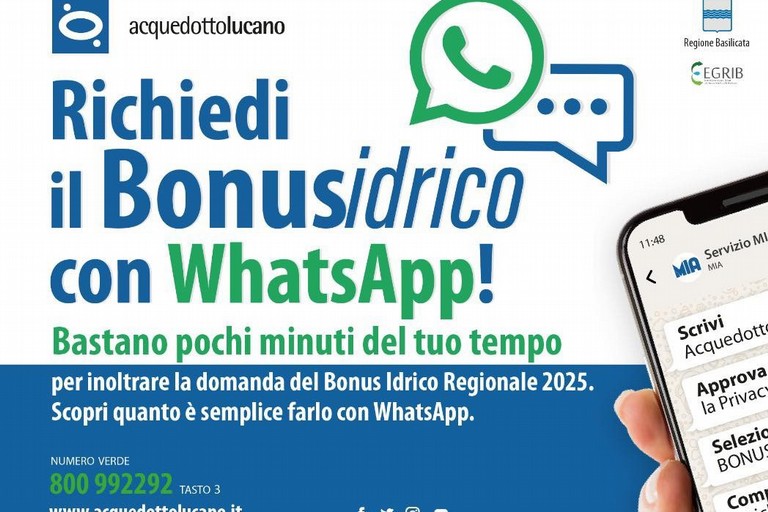 Bonus acqua: 11mila domande in una settimana - Matera
