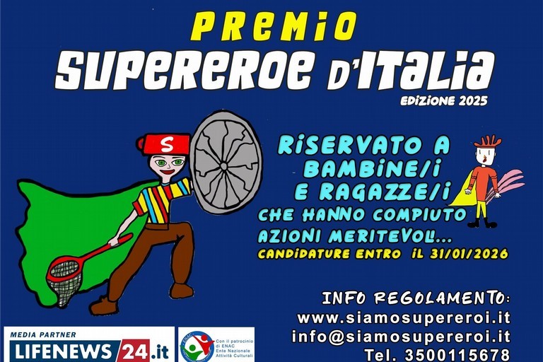 Immagine del post 14792 - Matera Premio supereroe d’Italia 2025 - Matera