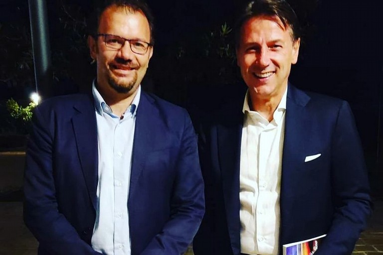 Leader Movimento 5 stelle Conte a Matera - Matera