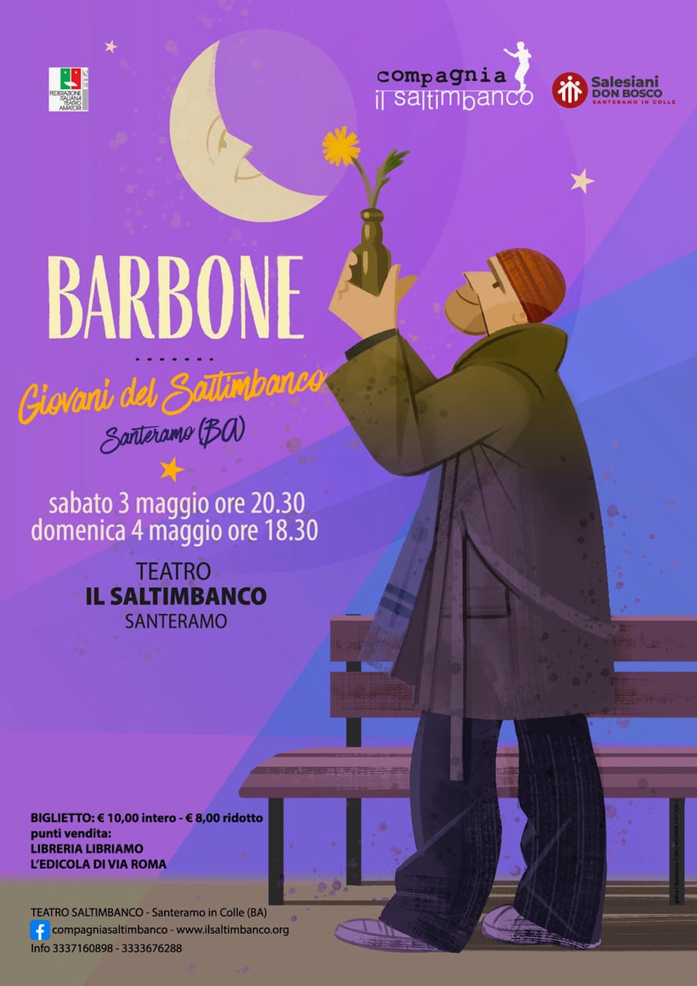Immagine del post 6671 - Santeramo in Colle Il “Barbone” chiude la XI edizione del teatro amatoriale del “Saltimbanco” - Santeramo in Colle