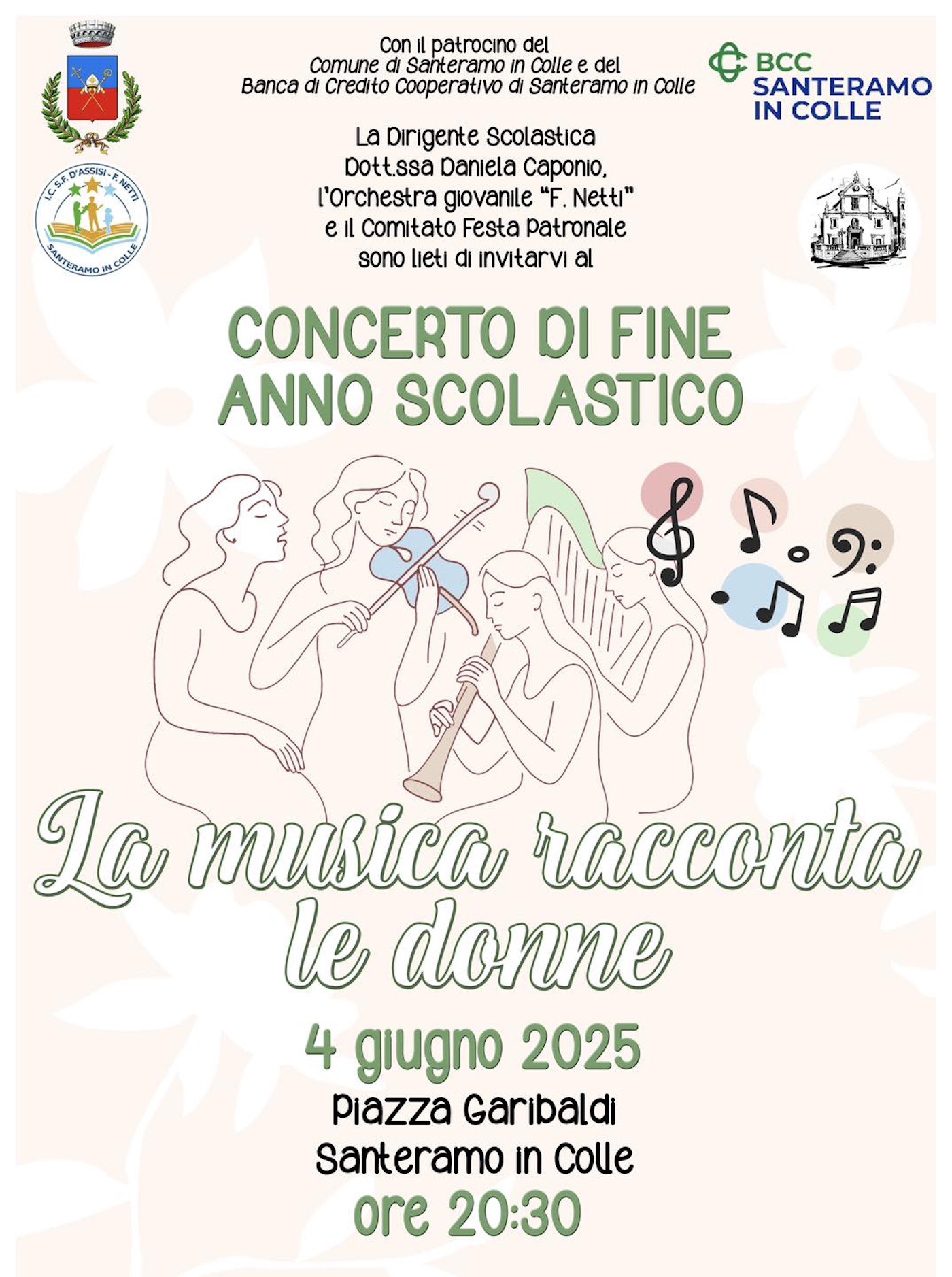 Immagine del post 7921 - Santeramo in Colle Il concerto di fine anno della “D’Assisi-Netti” in onore delle donne santermane - Santeramo in Colle