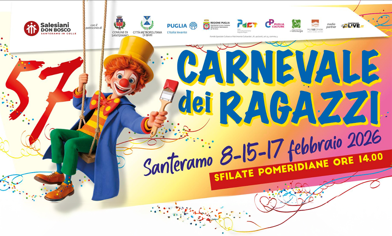 Immagine del post 16840 - Santeramo in Colle Carnevale dei Ragazzi, oggi la presentazione ufficiale nella sala consiliare - Santeramo in Colle