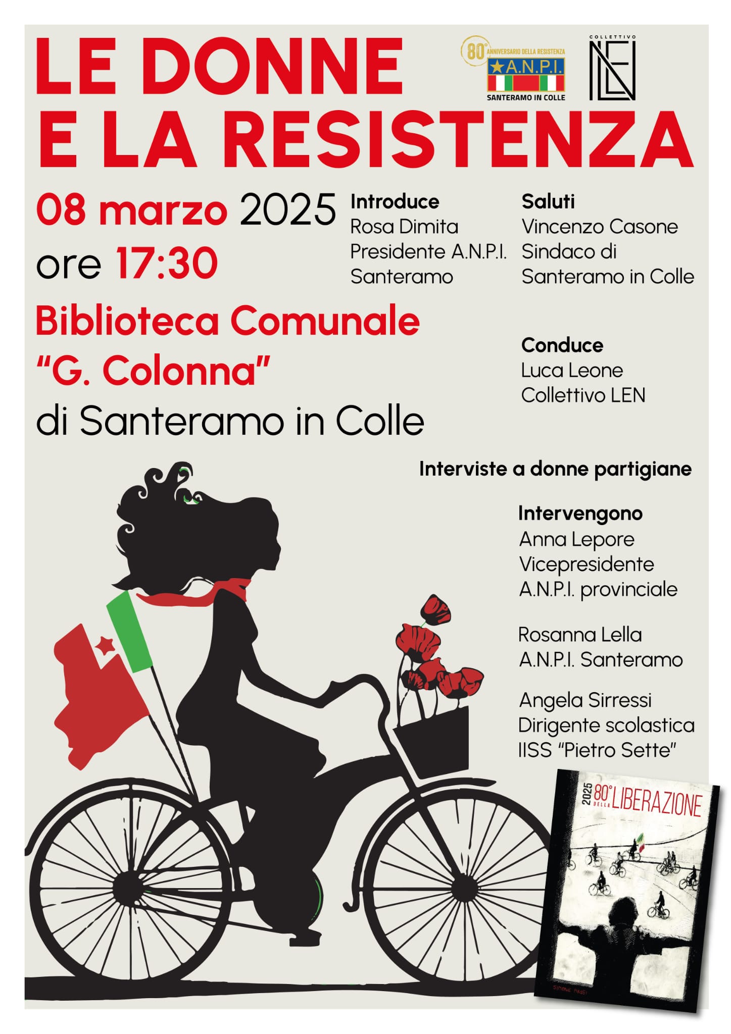 “Le donne e la resistenza”, l’8 marzo in biblioteca un evento promosso dall’Anpi Santeramo e Collettivo Leo - Santeramo in Colle