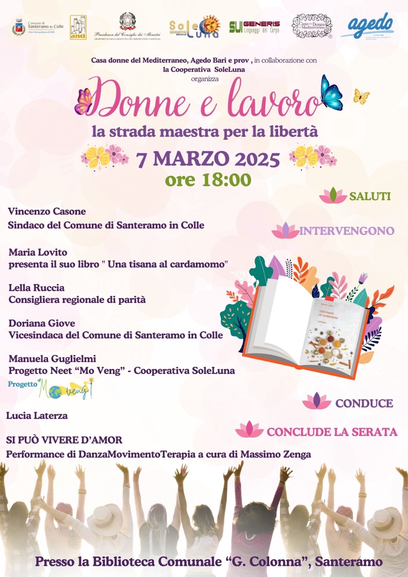 Festa della Donna, oggi l’evento in biblioteca dal titolo “Donne e Lavoro – la strada maestra per la libertà” - Santeramo in Colle