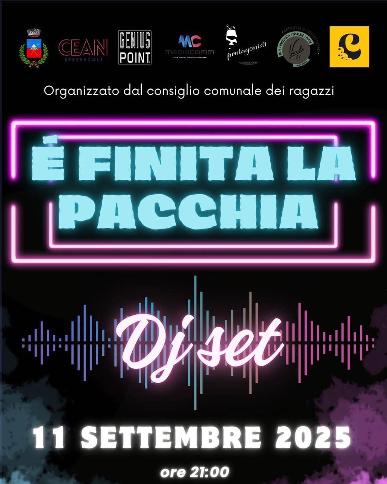 “E’ finita la pacchia”, giovedì in piazza Chiancone un dj set - Santeramo in Colle