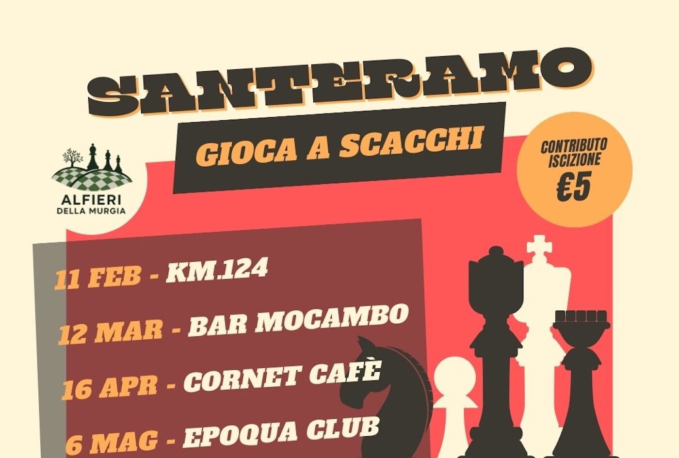 Immagine del post 17206 - Santeramo in Colle “Santeramo gioca a scacchi”: al via il circuito amatoriale - Santeramo in Colle