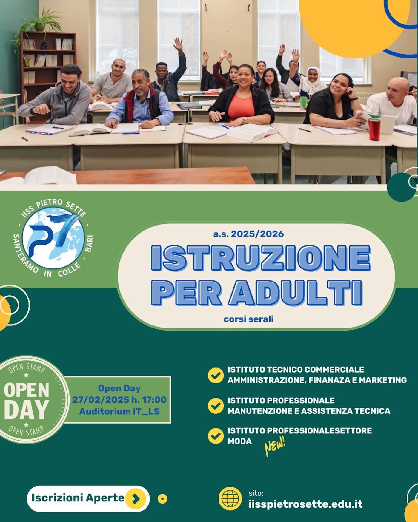 “Serale in Musica”, domani un evento tra passato, presente e futuro del corso serale del Pietro Sette - Santeramo in Colle
