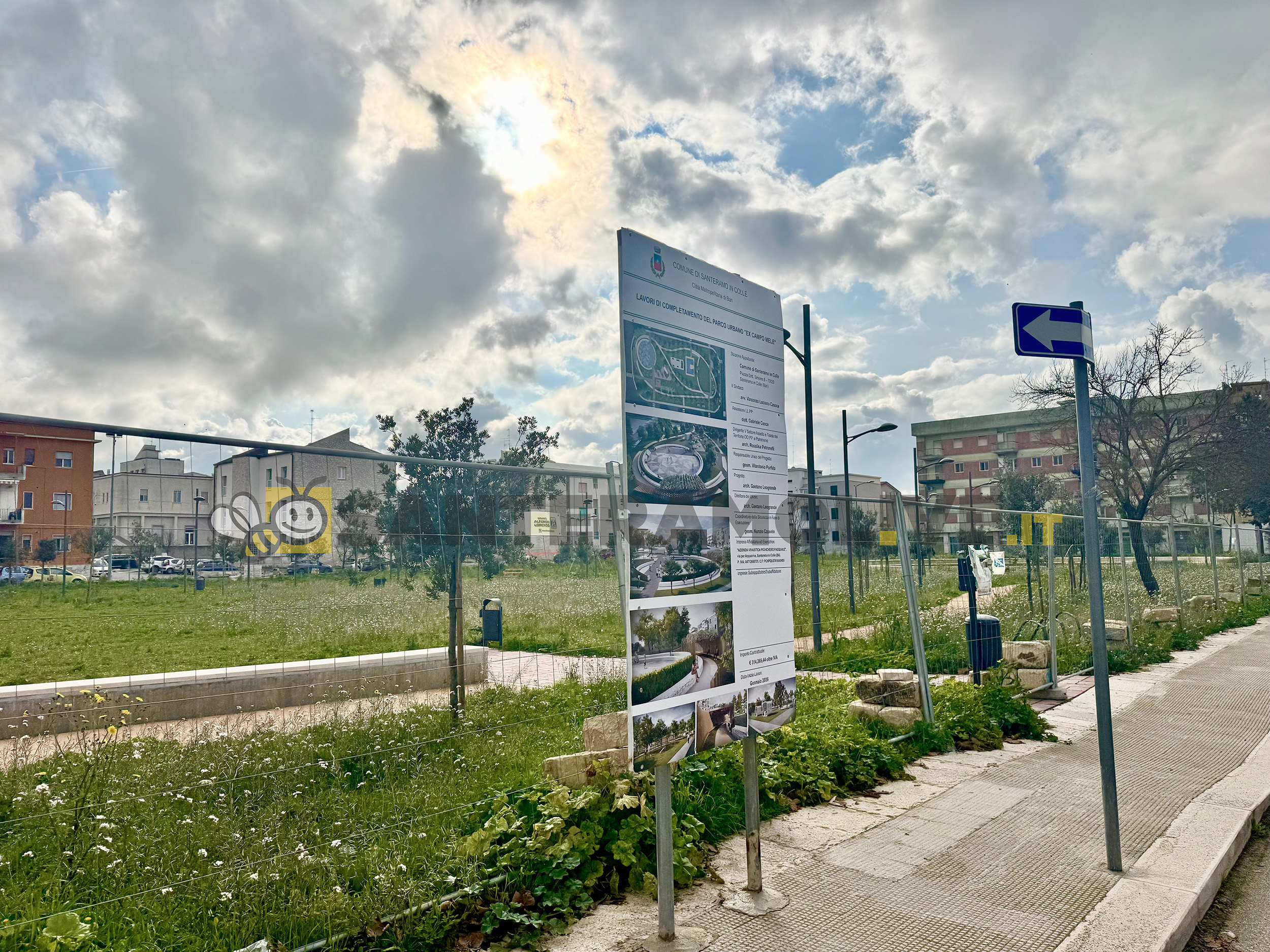 Immagine del post 15417 - Santeramo in Colle Parco Mele, aggiudicati i lavori di completamento - Santeramo in Colle